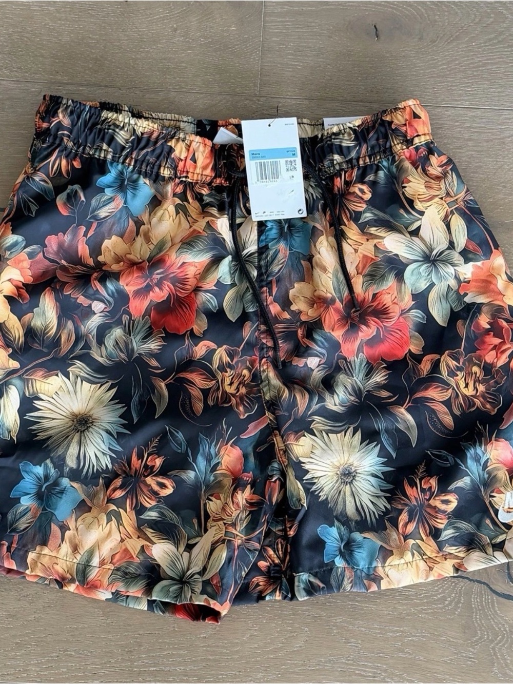 New NIKE Club Flow Lined Shorts Floral Flowers Men’s MEDIUM IB8551-045